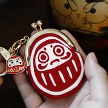 第二彈/達摩さん鑰匙圈迷你小口金包(附吊飾)