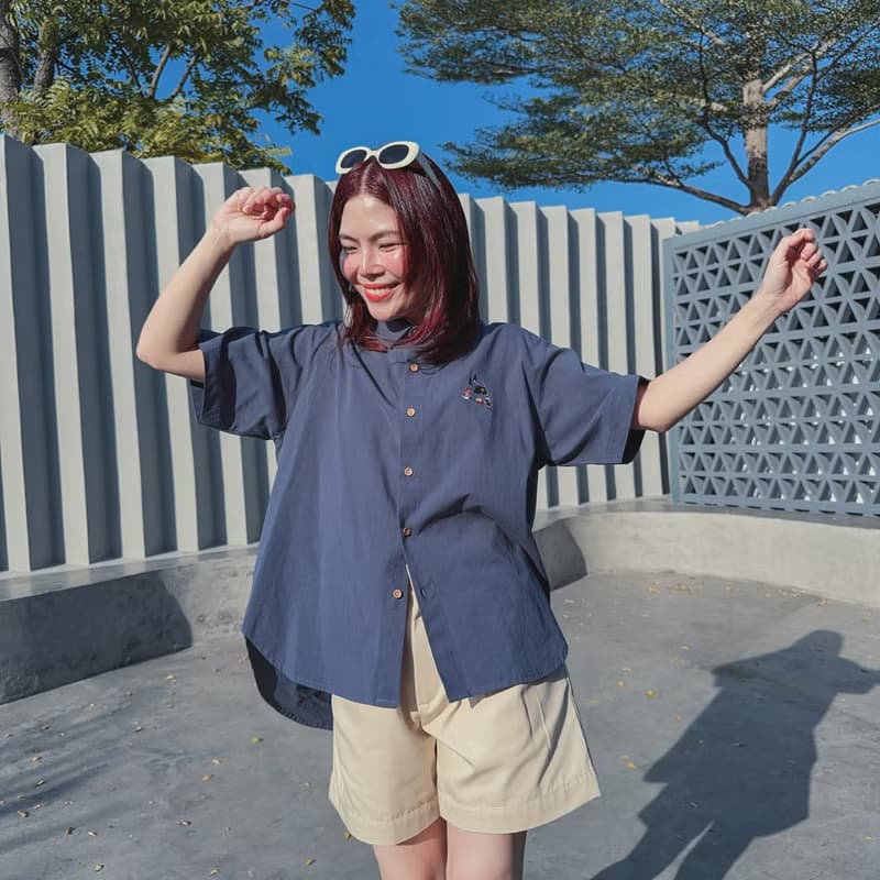 TaTar Shirt 襯衫  Blue 藍色的