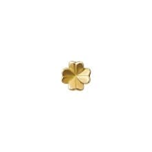 【Second Earrings】 18K 黃金四葉草單隻耳環