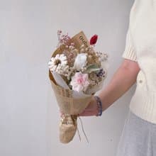 美好時光 | 甜筒花束、永生乾燥花束、DIY手作材料包