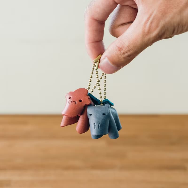 【獲選114年台南好禮】動物皮友會 皮革吊飾擺飾 W6-040