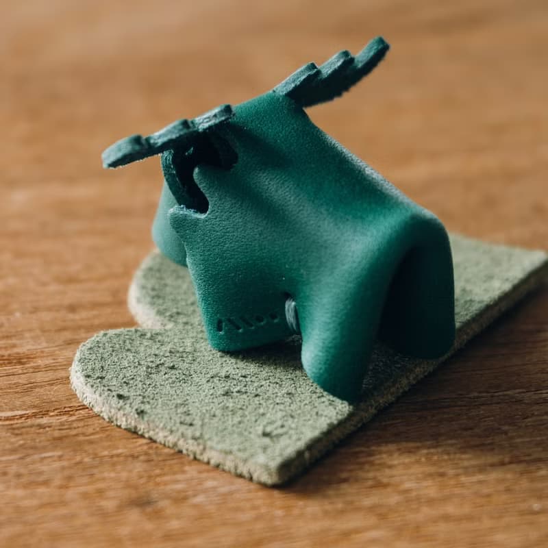 【獲選114年台南好禮】動物皮友會 皮革吊飾擺飾 W6-040