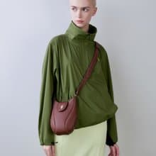 深巧克力棕 棒球手機包 頭層牛皮真皮包 手提肩背斜背包 KUNOGIGI