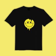 XX可愛 笑臉 衣服 黑T 衣服 T恤 童裝 短袖 純棉 吸濕排汗 涼感衣