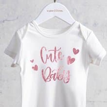 CuteBaby 玫瑰粉燙金包屁衣  女寶專屬  新生兒週歲 生日禮