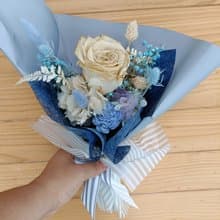 守護妳玫瑰永生乾燥花束 情人節結婚求婚告白捧花生日母親節禮物