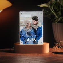 定製化禮物 可更換照片小夜燈  聖誕節 情人節 送女友 家庭親友