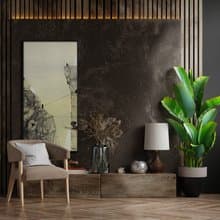 彼端-客廳/臥室/茶室/書房掛畫/新中式/寫意/山水畫/大尺寸畫作