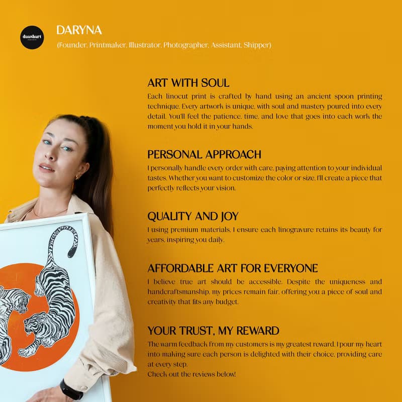 Linocut Print Abstract Black Arch Sun Original Artwork Classical Wall Art Decor