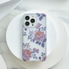 【COACH】iPhone 13系列 精品手機防摔保護殼-牡丹