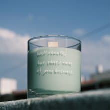 GIN DU LAN系列－不想被管 洋甘菊&檸檬薄荷 250ml香氛木片蠟燭