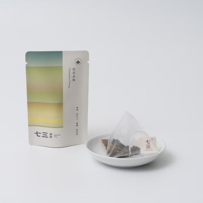 七三茶堂 立體茶包丨桂花烏龍 8單入–精裝盒