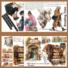 Autumn Bookstore Package - White Printed PET (philip's store)