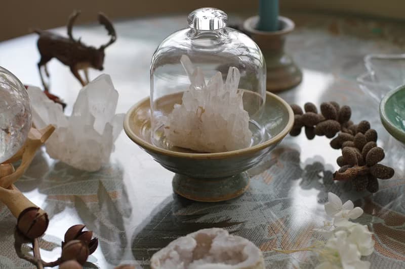 淺藍綠色手工陶瓷高腳燭台/點心台/飾品台/苔球座/苔球花器