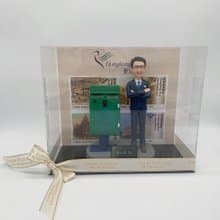 香港郵政郵箱 場景 退休公仔、榮休人像公仔、上司禮物