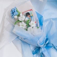 獵人小姐的婚約 深情之約 主題概念手作毛根花束贈1ml Evol試香瓶