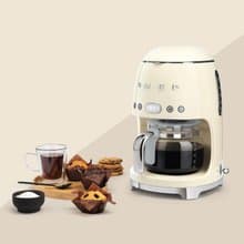 【SMEG】義大利濾滴式咖啡機-奶油色