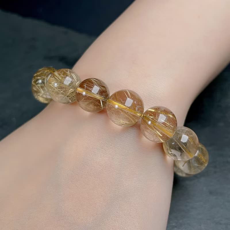 天然鈦金水晶手珠手鍊 | 天然水晶 | 送禮