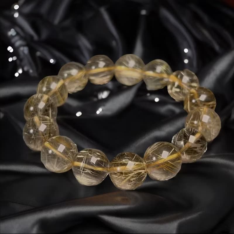 天然鈦金水晶手珠手鍊 | 天然水晶 | 送禮