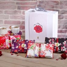 【風呂敷】花開富貴 / 茶包禮盒 / (四組入)