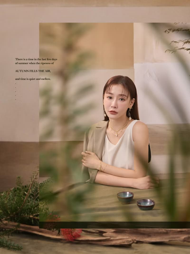 依亞的永恆。MUCHAT手作14KGP水晶珠葉片手鍊