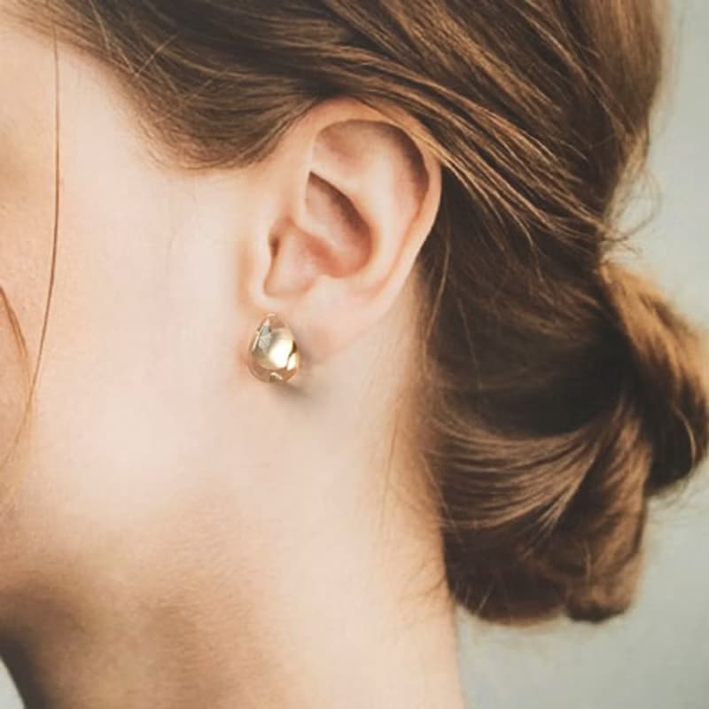 天然貝しずくピアス/イヤリング