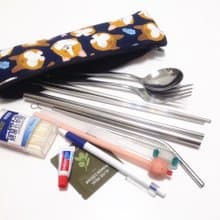 大食怪環保收納袋-科基屁屁(藍色)