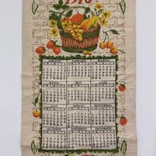 誕生年份 布曆【母親節】1970 美國早期年份生日布面月曆