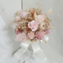 甜美浪漫永生捧花 結婚捧花永生乾燥花情人節畢業謝師禮物生日畢