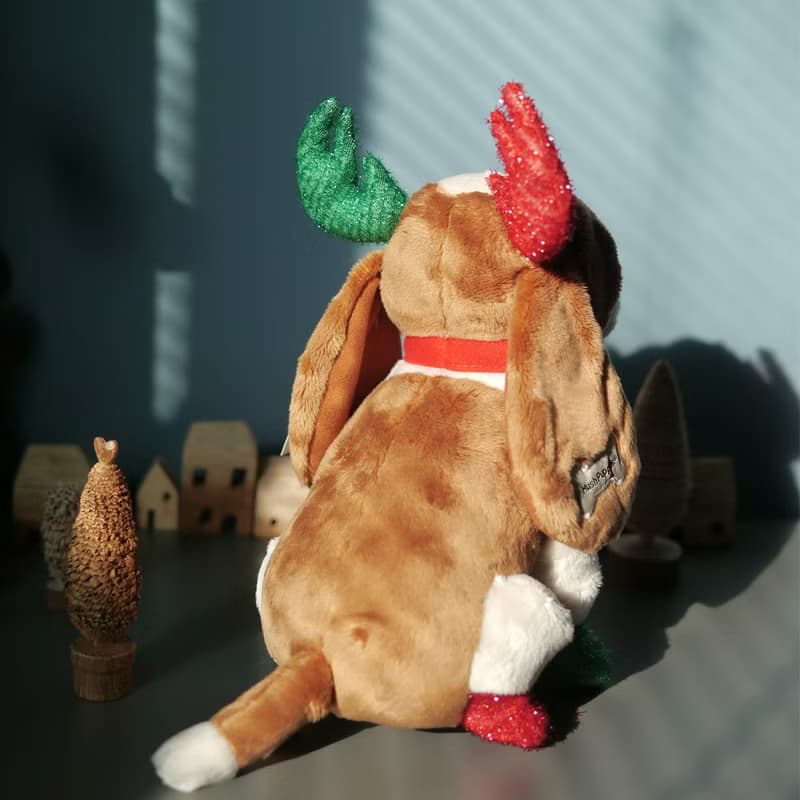 快速出貨 || Hush Puppies 10吋 節日限定麋鹿巴吉度/背影殺手