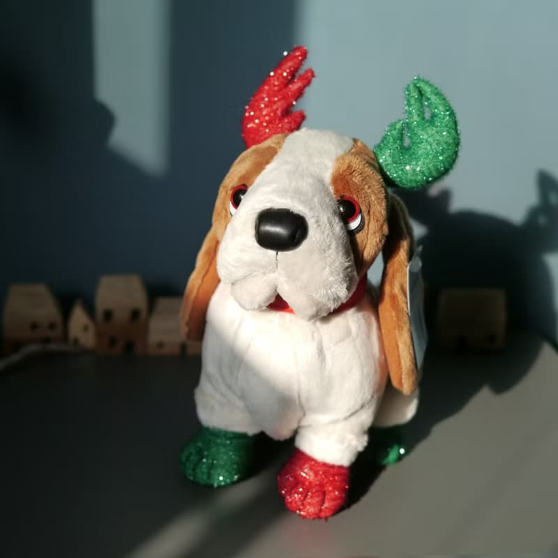 快速出貨 || Hush Puppies 10吋 節日限定麋鹿巴吉度/背影殺手