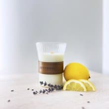 【IMMERSED】No.003 冬雪薰衣草 - 手工香氛蠟燭 大豆蠟燭