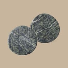 石杯墊兩件組 雨林綠