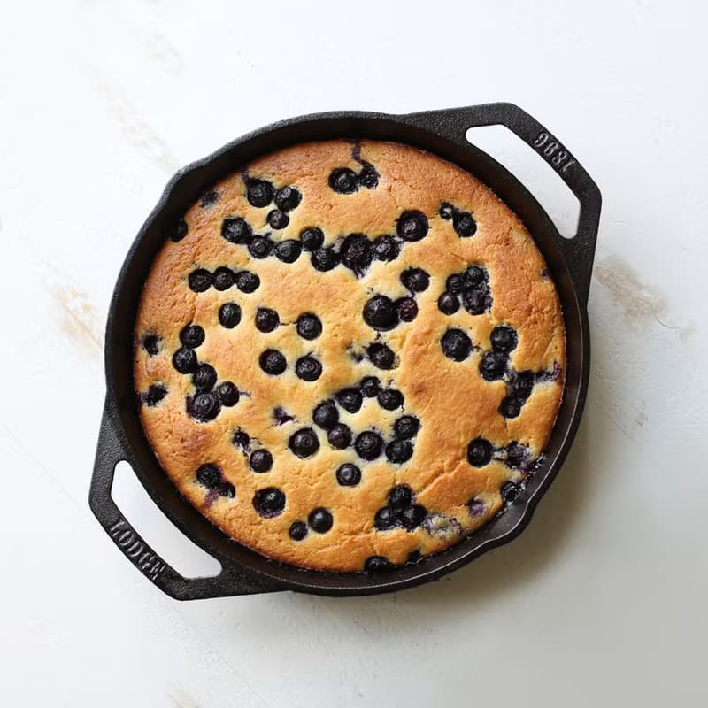 美國LODGE 美國製雙耳圓形鑄鐵平底煎烤鍋-27cm