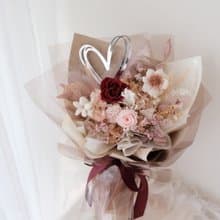 心動時刻 戀愛中最經典的紅粉色 / 七夕花束 情人節禮物 求婚花束