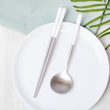 不銹鋼餐具組花瓣2組入-淨白