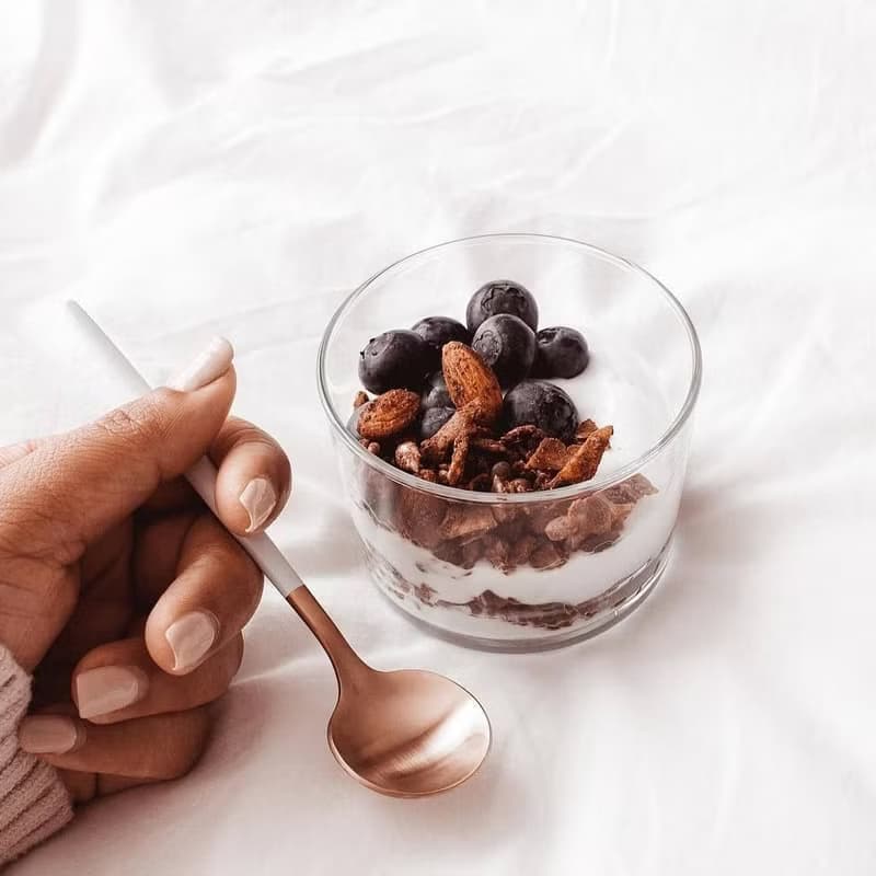 葡萄牙Cutipol GOA系列白玫瑰金點心叉匙組