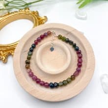 彩虹x電氣石||碧璽手鍊||糖果俏色_隨形方糖