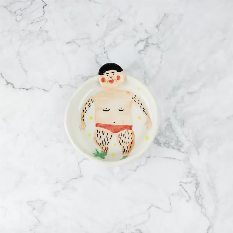 瓷器小碟 | 泡湯動物們