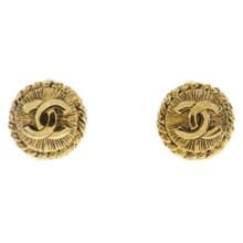 【日本直送】シャネル CHANEL ココマーク イヤリング 金メッキ 約16.0g レディース【中古】