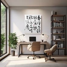 書法-無框畫 | 喬遷禮物 | 開店 | 民宿佈置 | 搬新家 | 裝飾畫