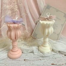 鬱金香燭台香氛蠟燭 / 生日禮物/結婚禮物/婚禮小物/情人節禮物