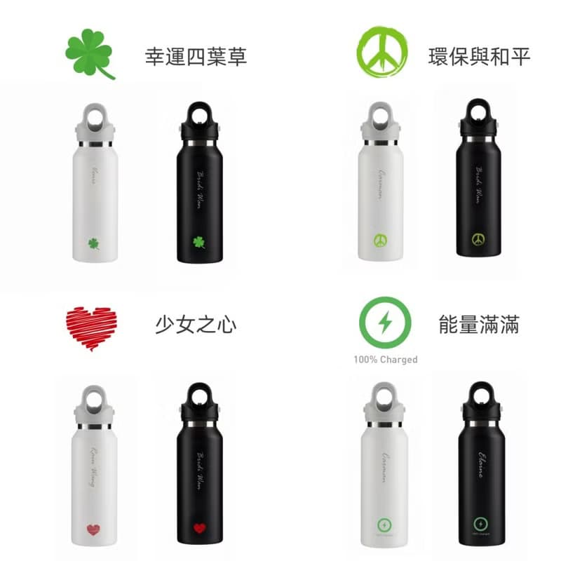 【個性化設計 18/36h超長效保溫瓶】無螺紋杯蓋專利設計 (355ml)