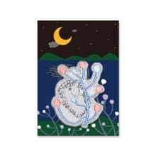 獨家設計刺繡胸章(彩色蒲公英)灰丨婚禮小物 開學