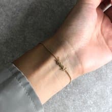 【 日本直送　名牌中古包 】Yves Saint Laurent イヴ・サンローラン ブレスレット ゴールド YSL vintage ヴィンテージ wanyw8