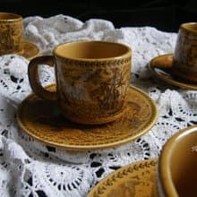 【老時光 OLD-TIME】早期日本製咖啡杯(一杯一盤為一組,一組499元