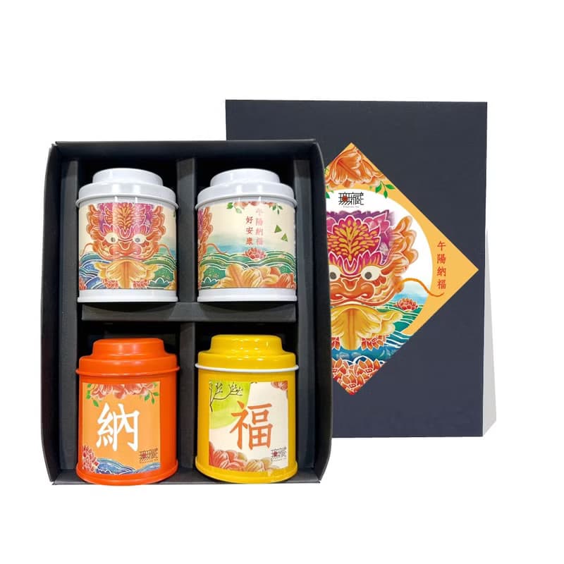 L3【無藏】公益禮盒 綜合四入紅茶【午陽納福】(1散茶+3茶包