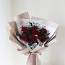 【花束系列】純玫瑰花束 生日禮物 永生花束  永生花束 乾燥花