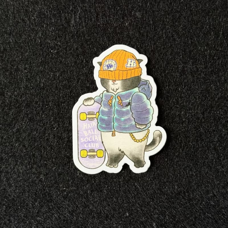 Sport Club Stickers Set — Hairball Social Club Collections