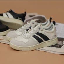 PALLADIUM PALLACUP FLAME LTH 復古休閒鞋 白/黑 74485
